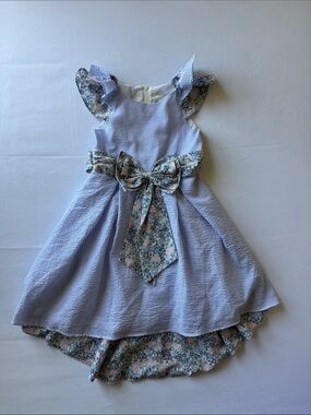 Rare Editions Seersucker dress size 6x…EUC!